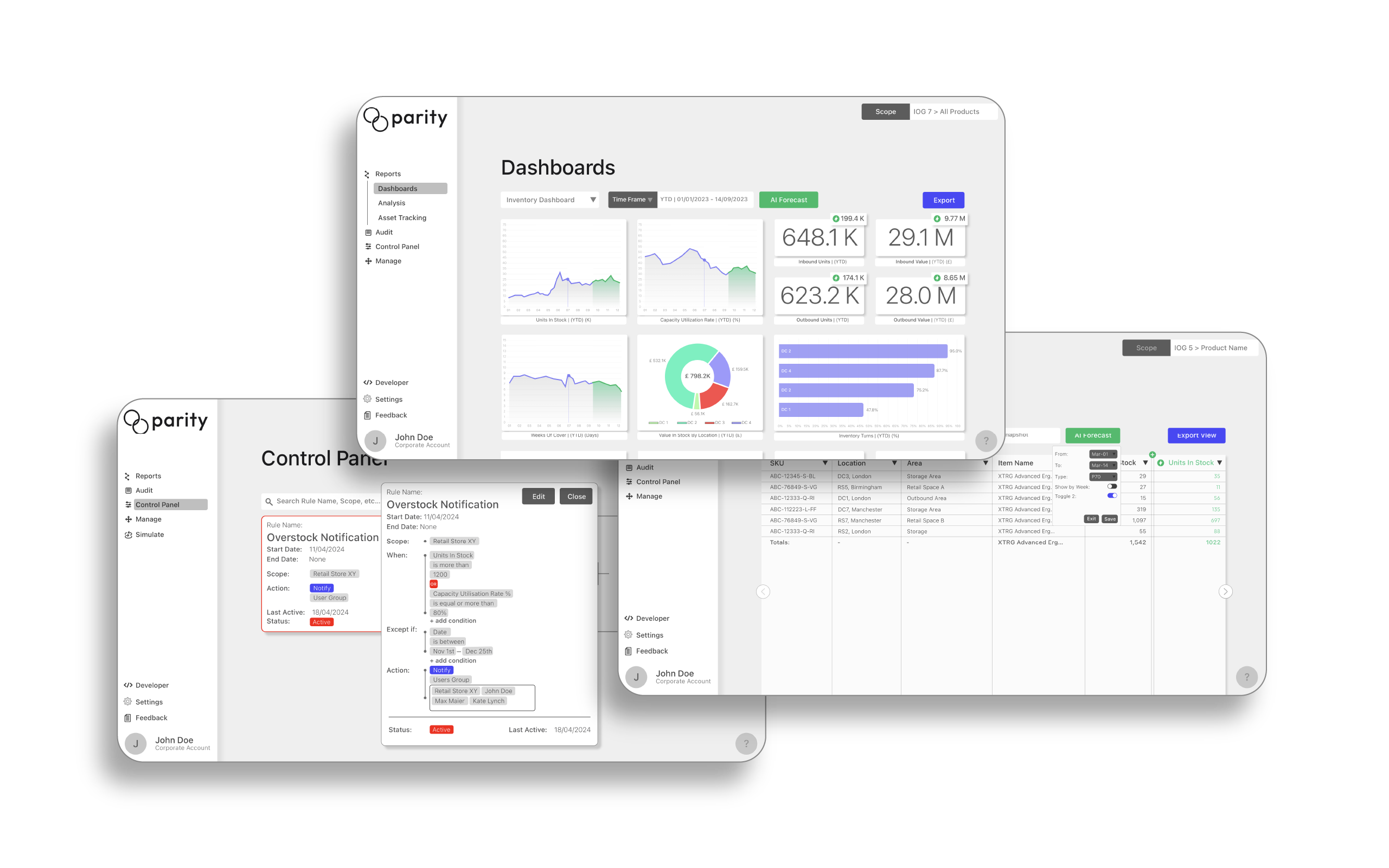 Parity AI saas platform